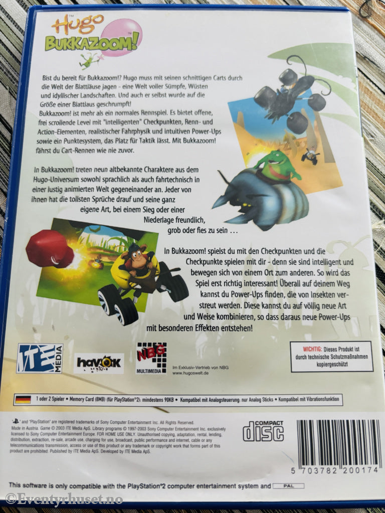 Hugo: Bukkazoom! PS2-spill