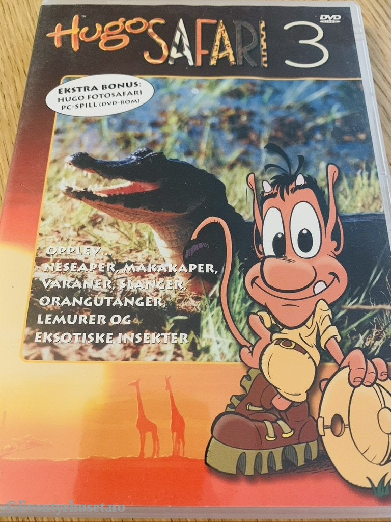 Hugo Safari 3. 2001. Dvd. Dvd