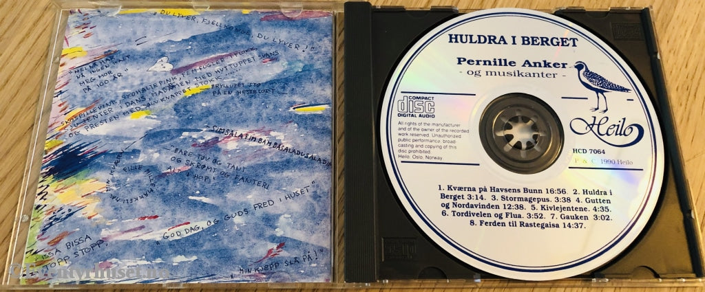 Huldra I Berget. Eventyr Og Sagn Med Pernille Anker Musikanter. 1990. Cd. Cd