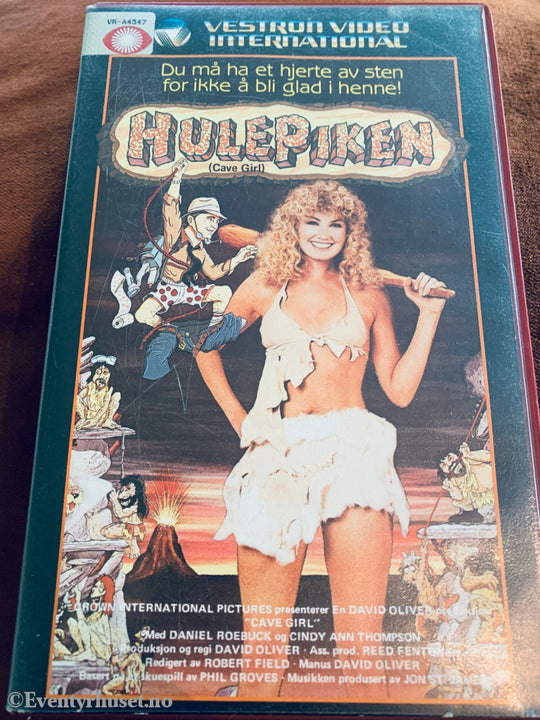 Hulepiken (Cave Girl) (1985). VHS Big Box.