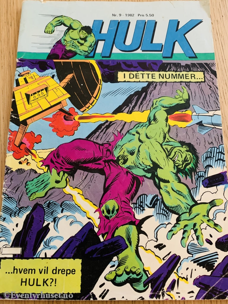 Hulk. 1982/09. Tegneserieblad