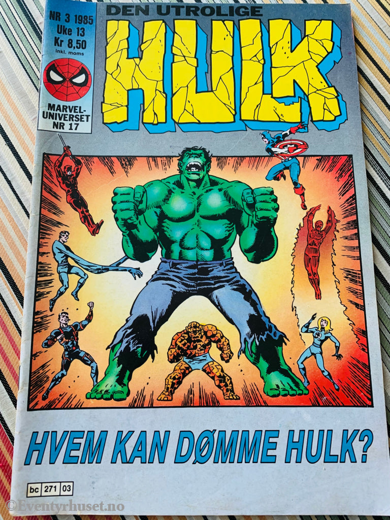 Hulk. 1985/03. Tegneserieblad