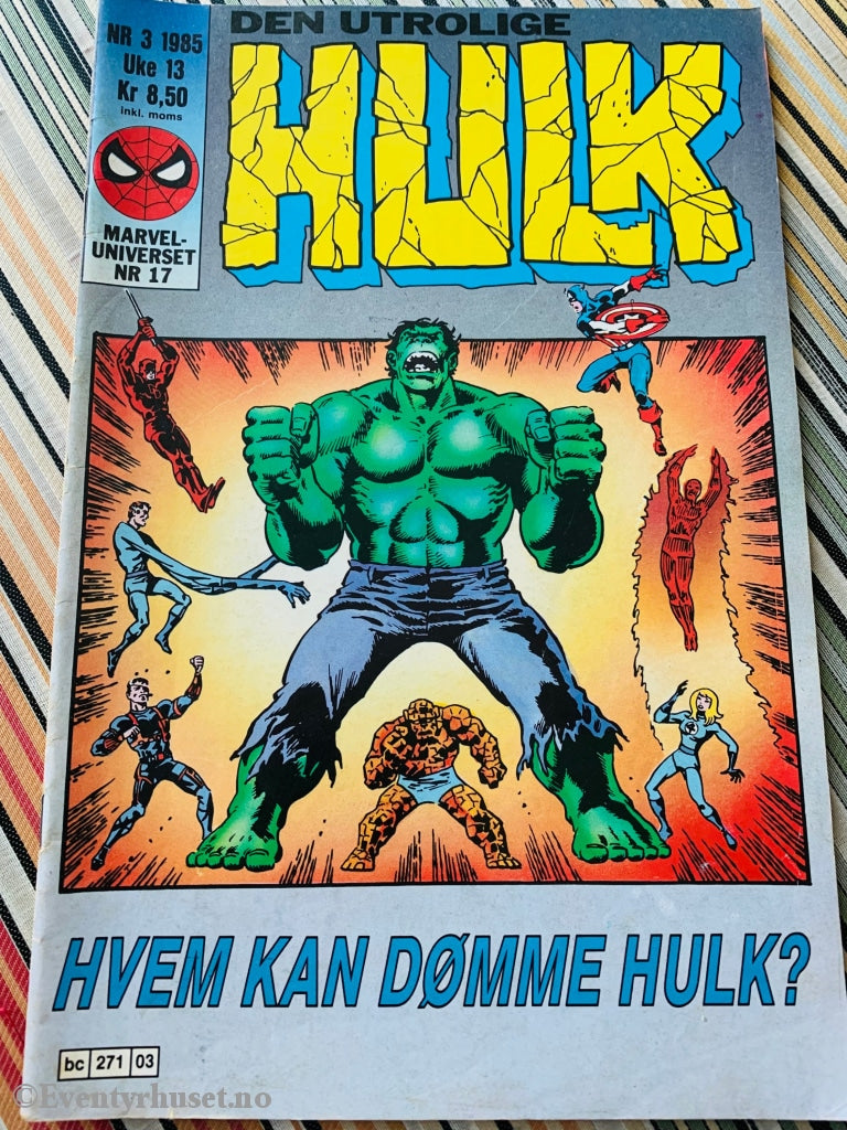 Hulk. 1985/03. Tegneserieblad