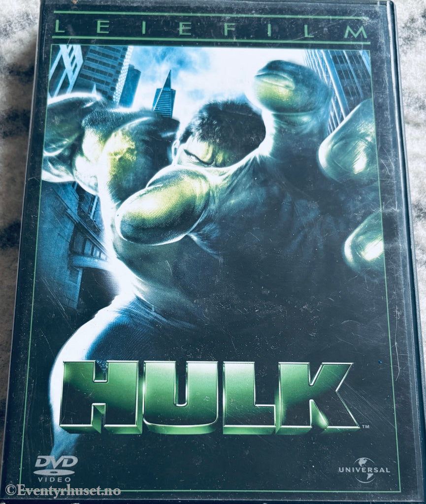 Hulk. DVD leiefilm.