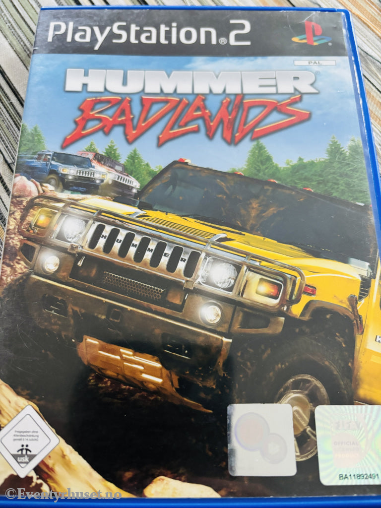 Hummer Badlands. PS2-spill