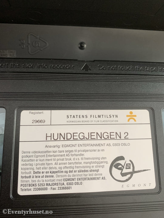 Hundegjengen 2. 1999. Vhs. Vhs