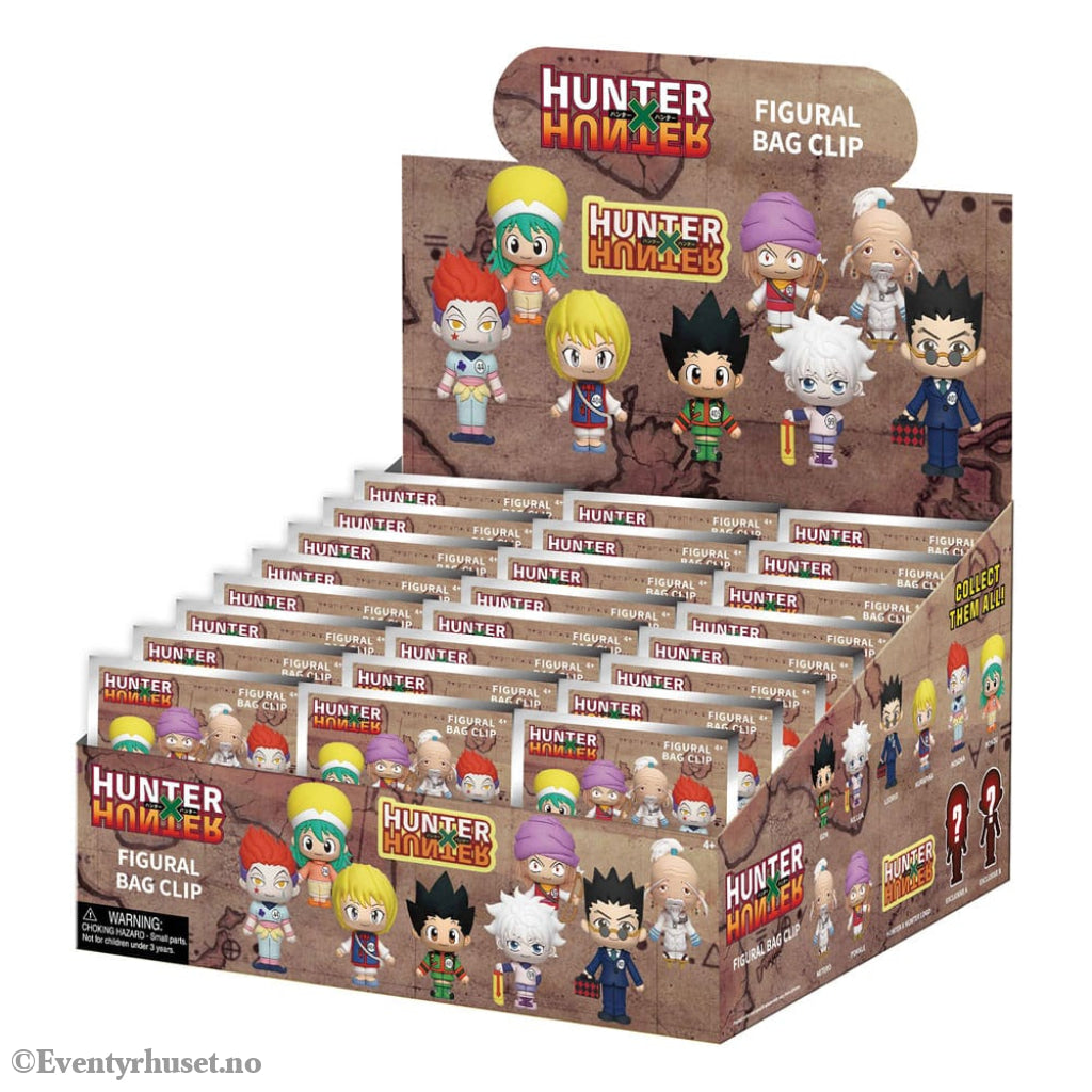 Hunter x Hunter 3D Foam Bag Clips Series 1 Display (24) Fashion & Accessories