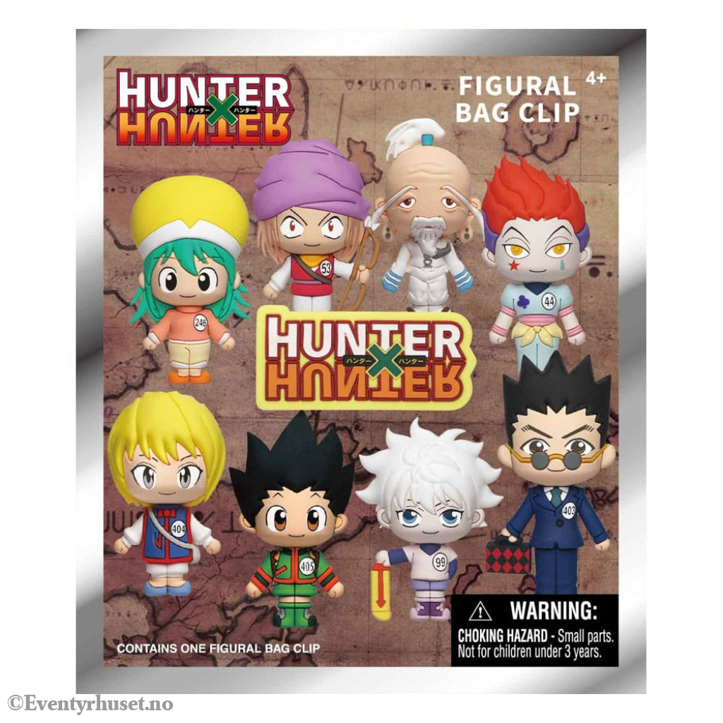 Hunter x Hunter 3D Foam Bag Clips Series 1 Display (24) Fashion & Accessories