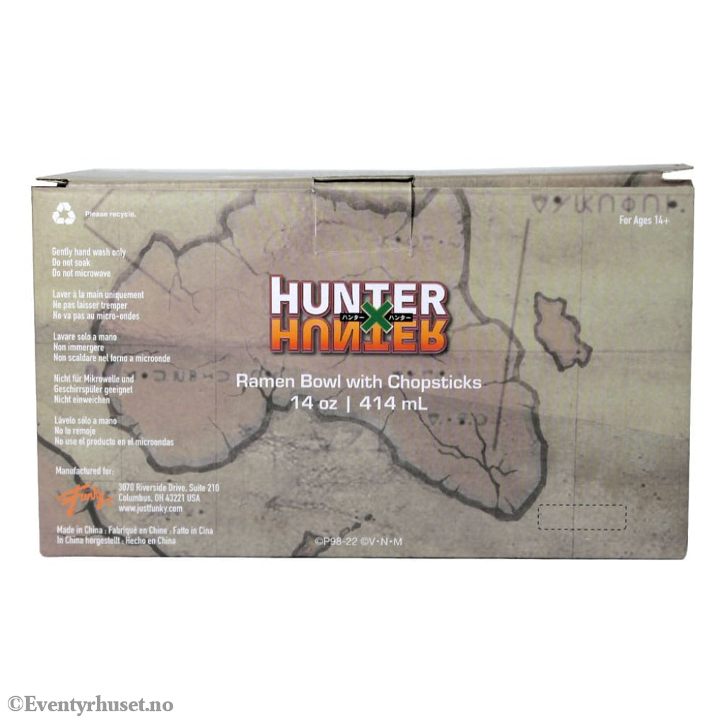 Hunter x Hunter Ramen Bowl with Chopsticks 414 ml Home & Gifts