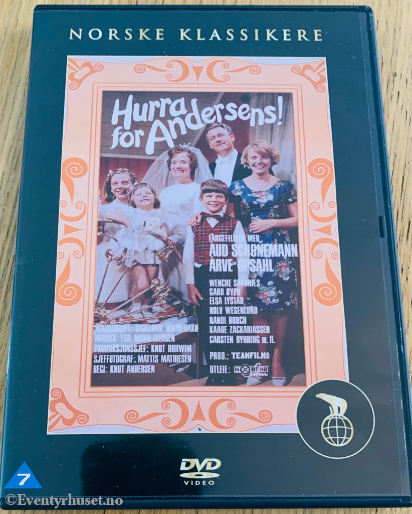 Hurra For Andersens! (Norske Klassikere). 1966. Dvd. Dvd