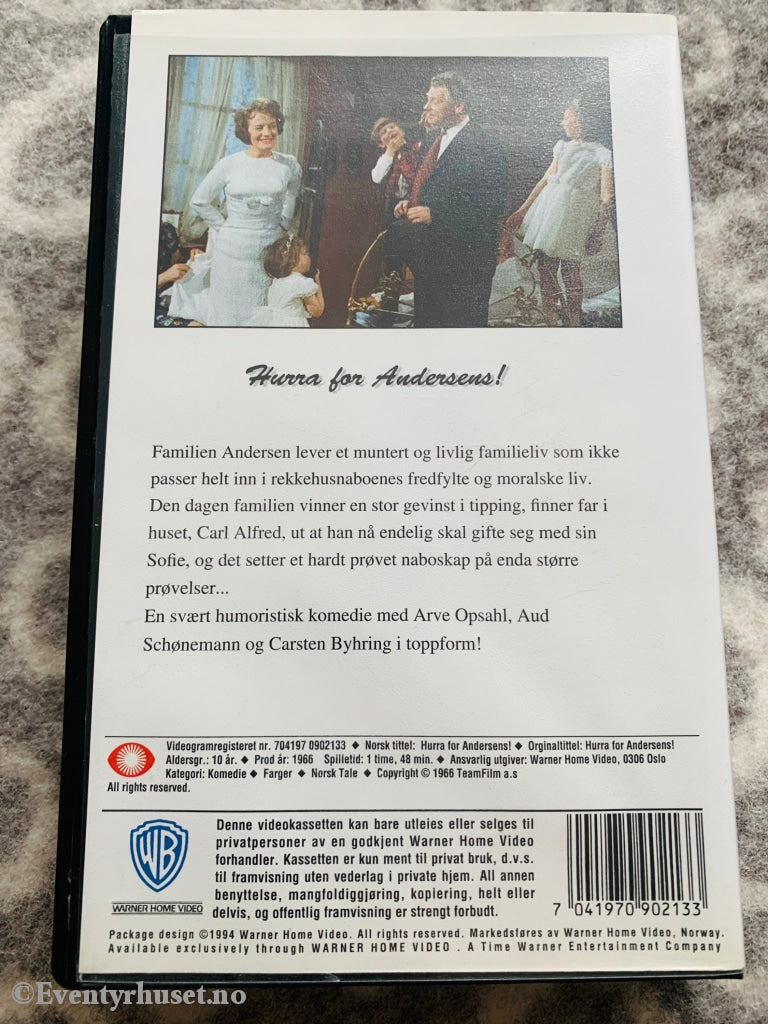 Hurra For Andresens! 1966. Vhs. Vhs