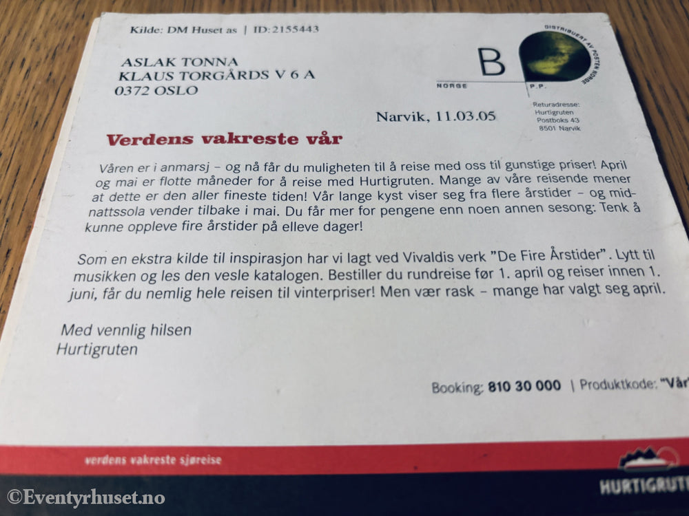 Hurtigruten – Hurtigruten. 2011. CD.