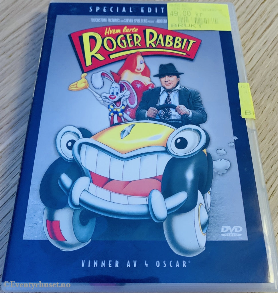 Hvem Lurte Roger Rabbit. Special Edition. 1988. Dvd. Dvd