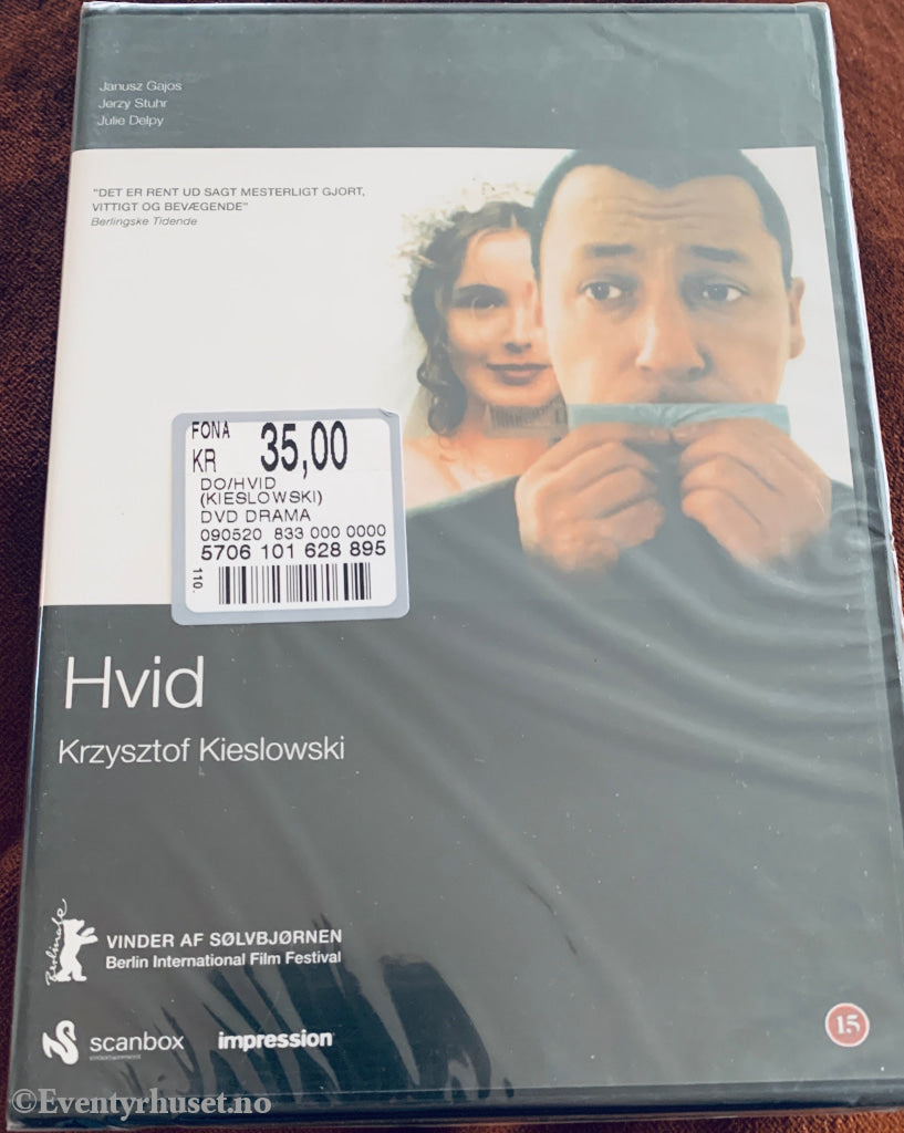 Hvid. DVD. Ny i plast!