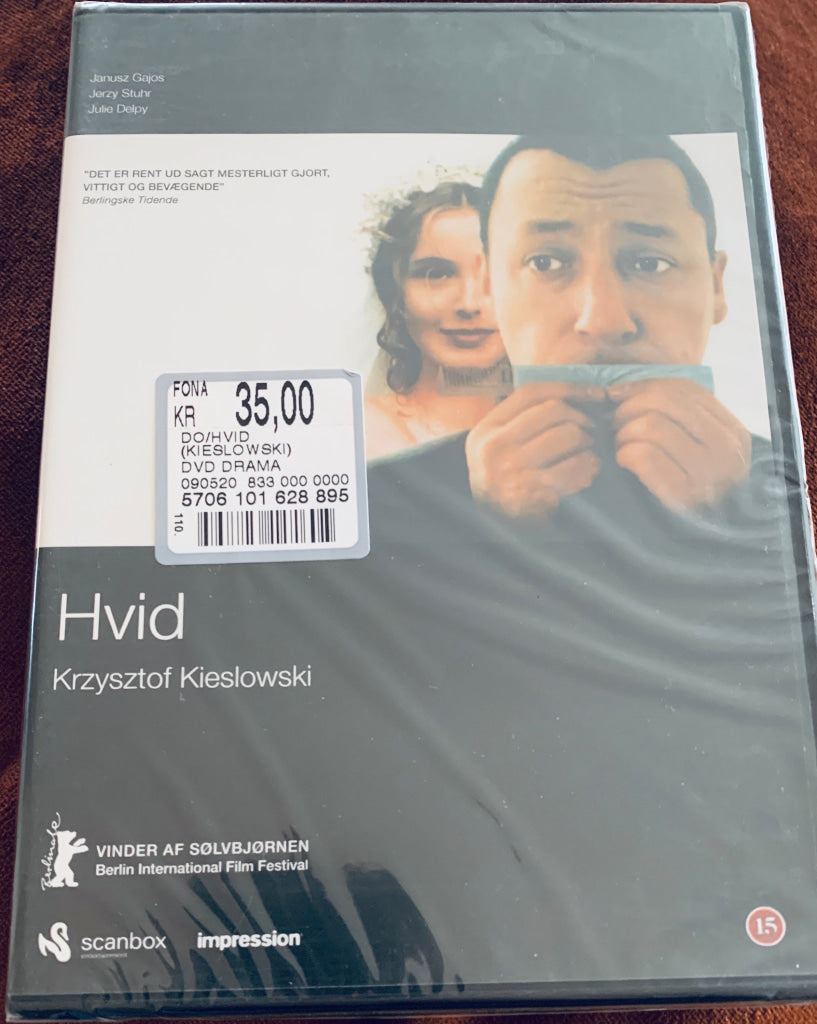 Hvid. DVD. Ny i plast!
