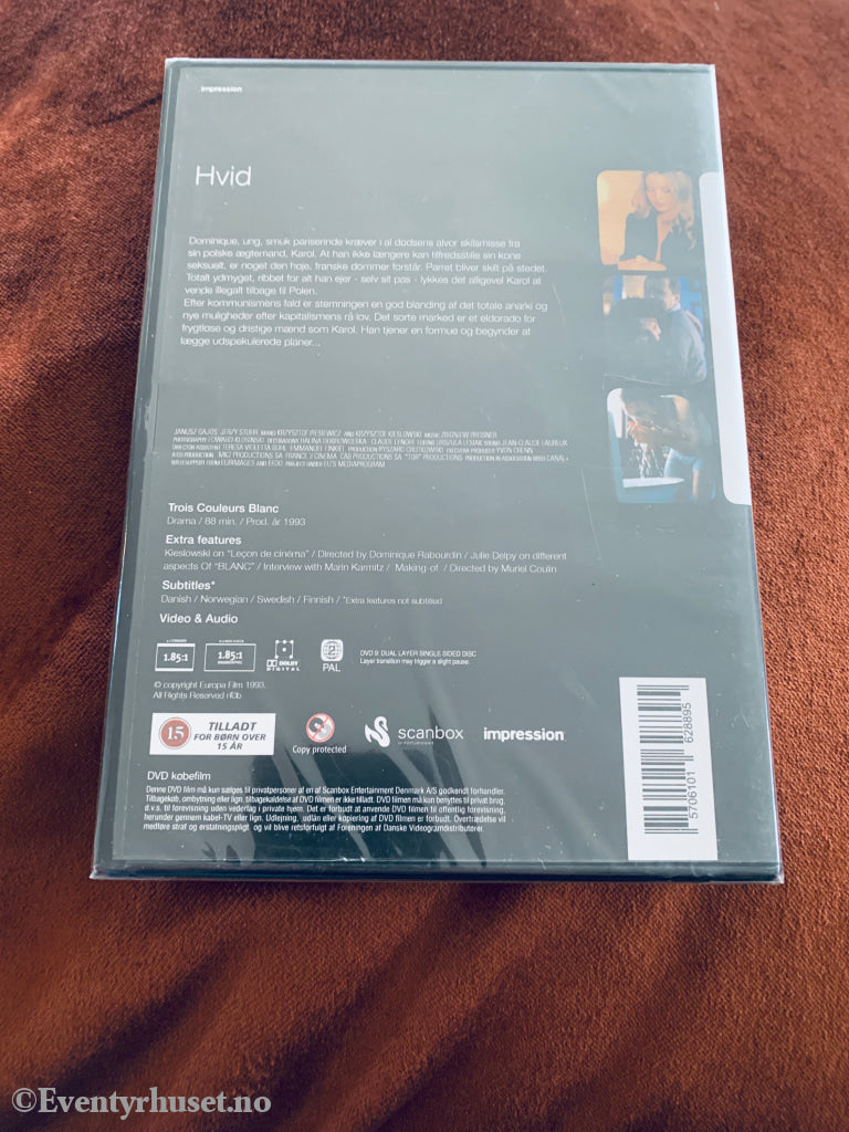 Hvid. DVD. Ny i plast!