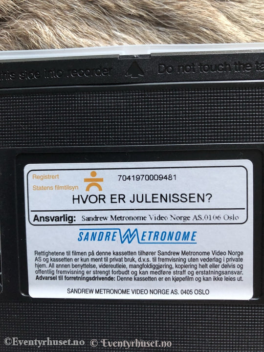 Hvor Er Julenissen 1974. Vhs. Vhs