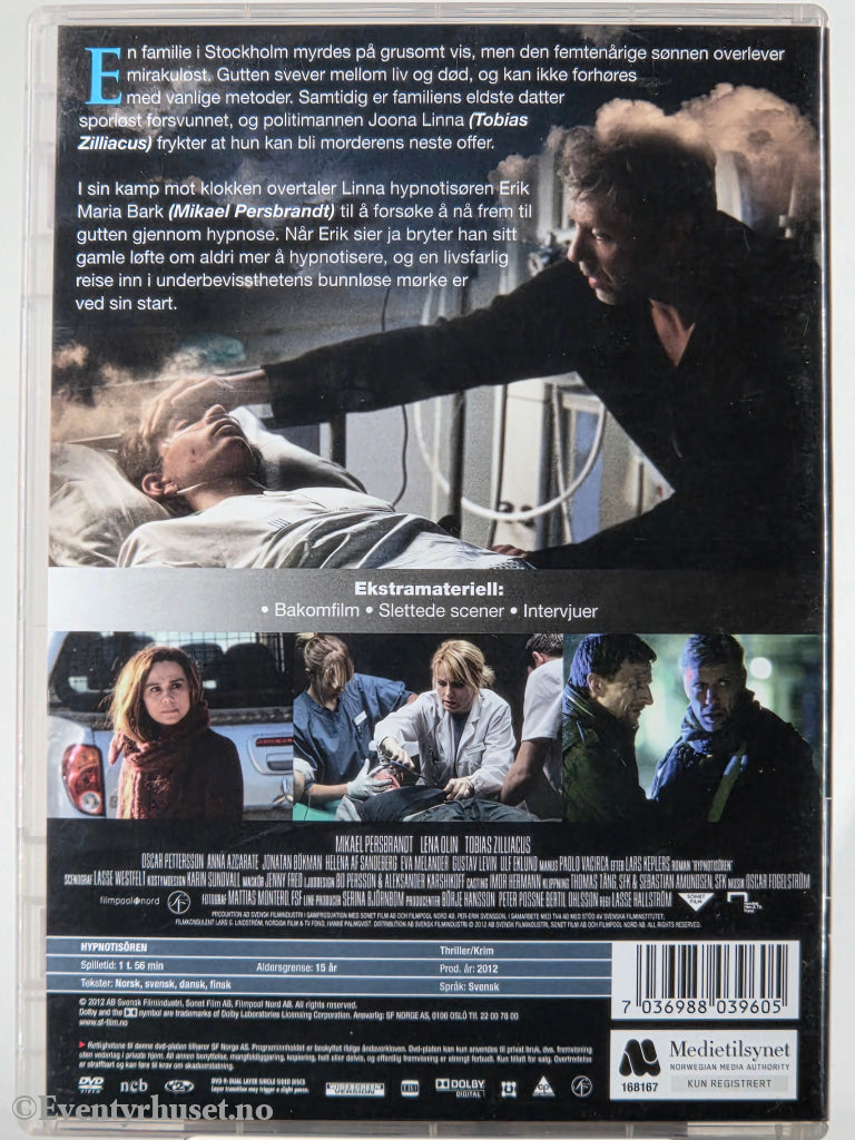 Hypnotisøren (2012). DVD.
