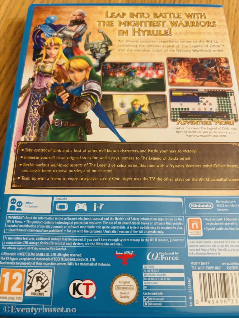 Hyrule Warriors . Wii U.