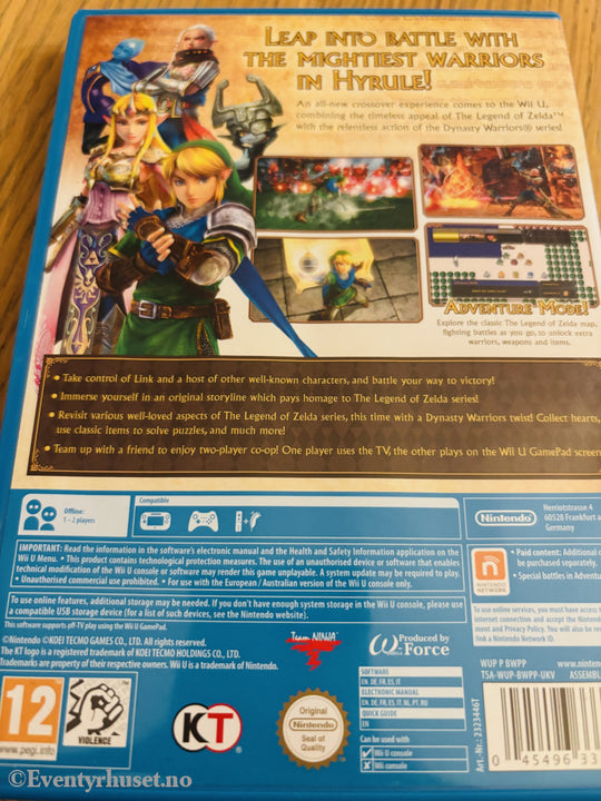 Hyrule Warriors . Wii U.