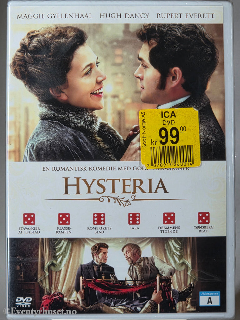 Hysteria (2011). DVD. Ny i plast!