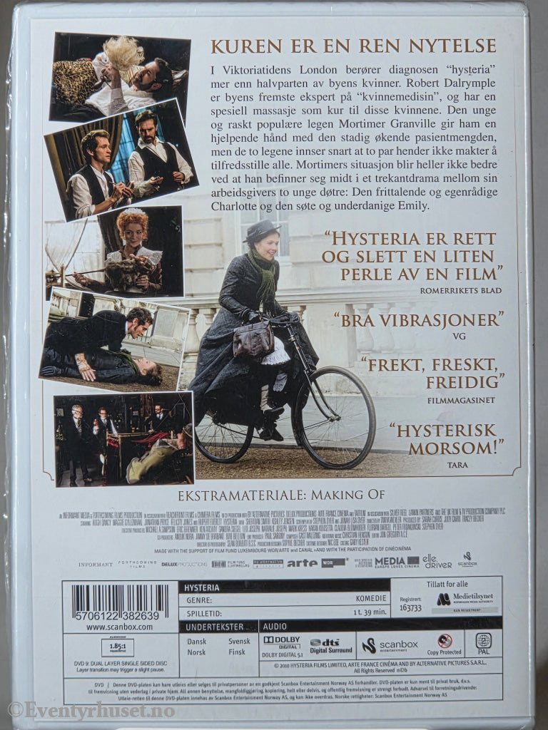 Hysteria (2011). DVD. Ny i plast!