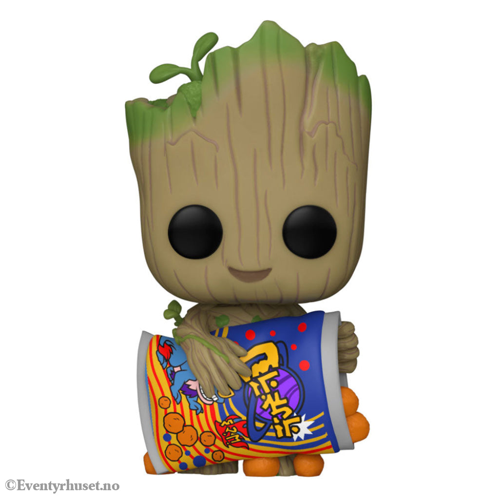 I Am Groot POP! Vinyl Figure Groot w/Cheese Puffs 9 cm Collectibles