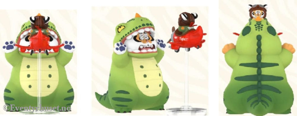 I Am Not Fat Tiger Roaring Love Series Mini Figures 9 cm Display (8) Collectibles