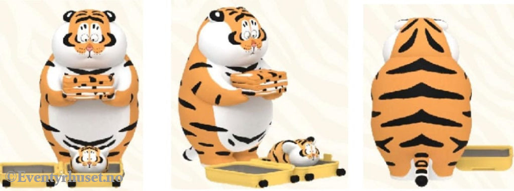 I Am Not Fat Tiger Roaring Love Series Mini Figures 9 cm Display (8) Collectibles