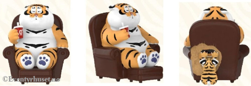 I Am Not Fat Tiger Roaring Love Series Mini Figures 9 cm Display (8) Collectibles