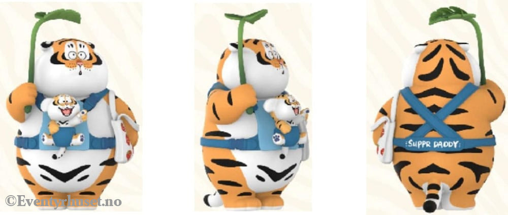 I Am Not Fat Tiger Roaring Love Series Mini Figures 9 cm Display (8) Collectibles