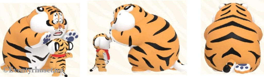 I Am Not Fat Tiger Roaring Love Series Mini Figures 9 cm Display (8) Collectibles
