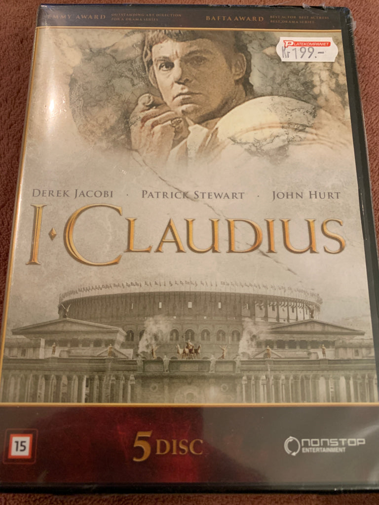 I, Claudius. DVD samleboks. Ny i plast!