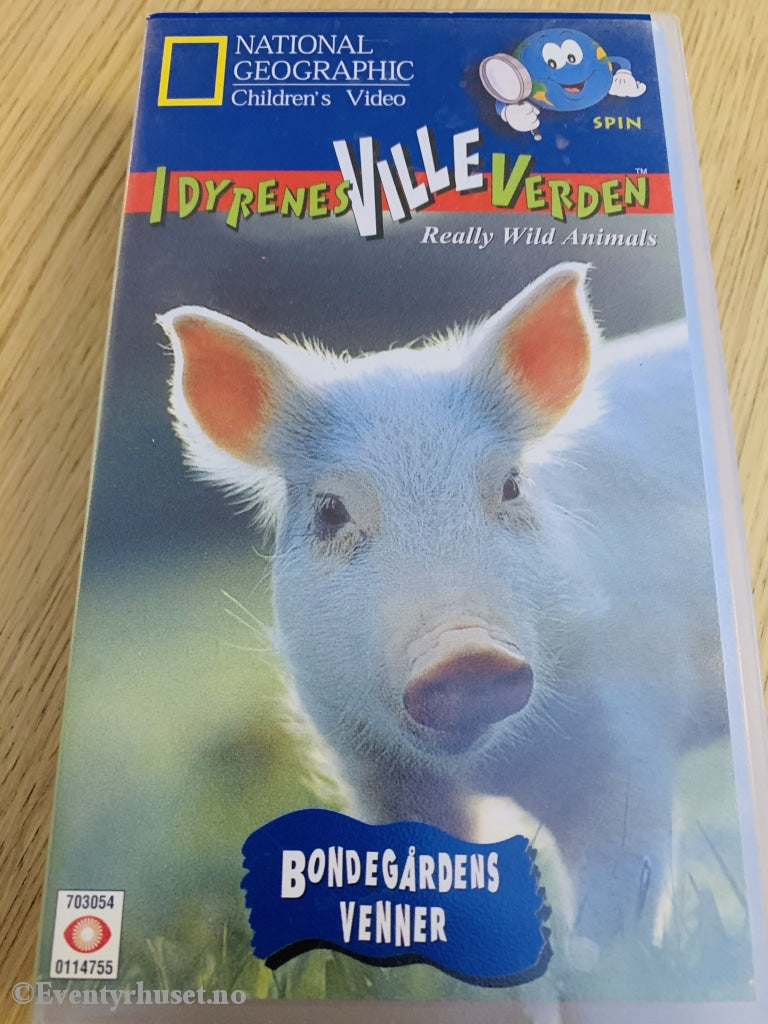 I Dyrenes Ville Verden - Bondegårdens Venner. 1997. Vhs. Vhs