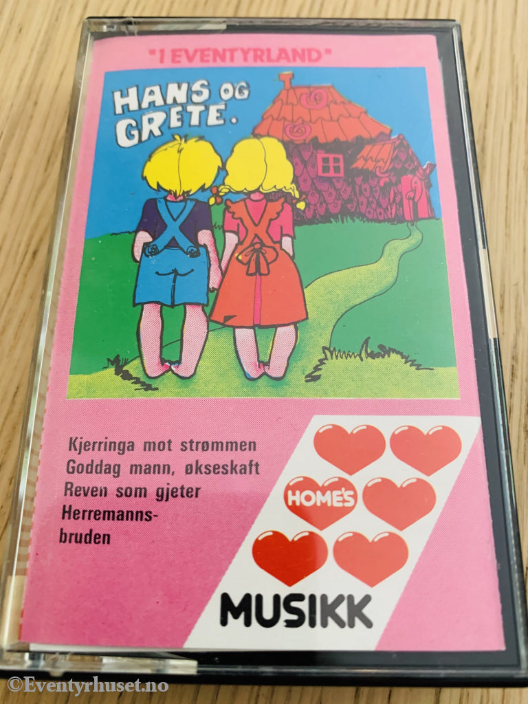 «I Eventyrland» Hans Og Grete Mfl. (Homes Musikk). Kassett. Kassettbok