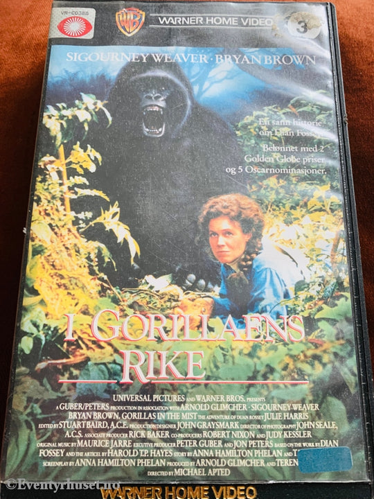 I Gorillaens Rike. 1988. Vhs Big Box.