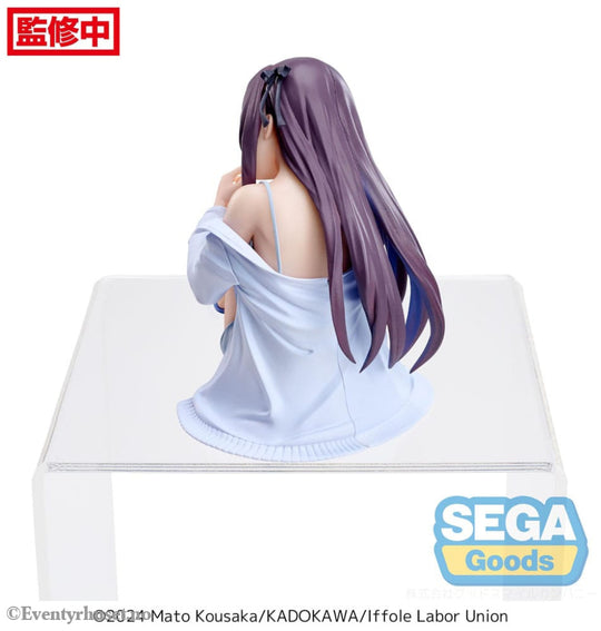 I May Be a Guild Receptionist but I’ll Solo Any Boss to Clock Out on Time PM Perching PVC Statue Alina Clover 14 cm