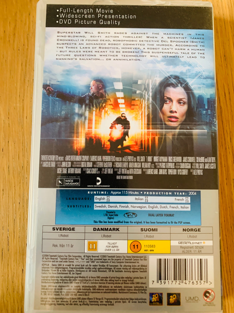 I, Robot. PSP.