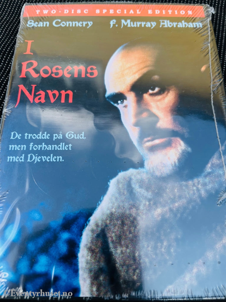 I Rosens Navn. 1986. Dvd. Ny I Plast! Dvd