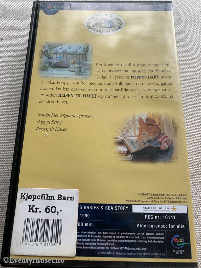 I Tornekrattet - Poppys Baby & Reisen Til Havet. 1999. Vhs. Vhs