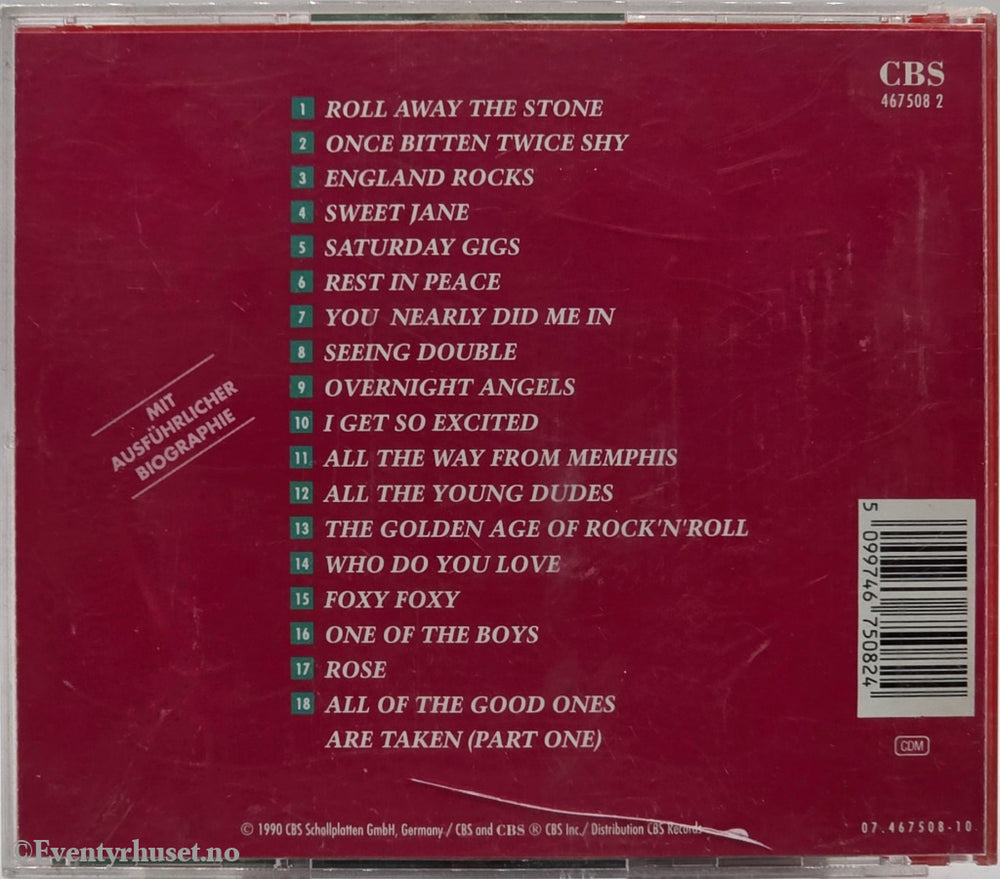 Ian Hunter, 1991, The Very Best Of Ian Hunter. Musikk-CD.