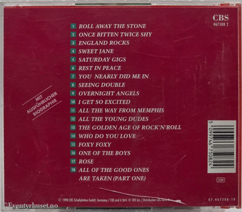 Ian Hunter, 1991, The Very Best Of Ian Hunter. Musikk-CD.