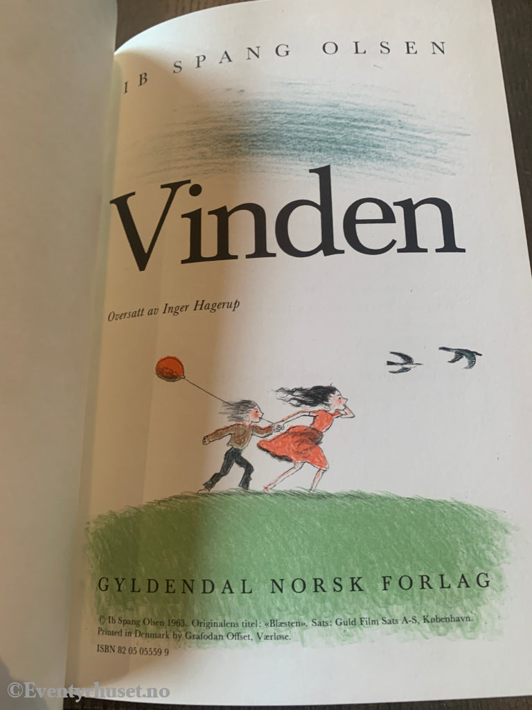 Ib Spang Olsen. 1963. Vinden. Bok. Fortelling