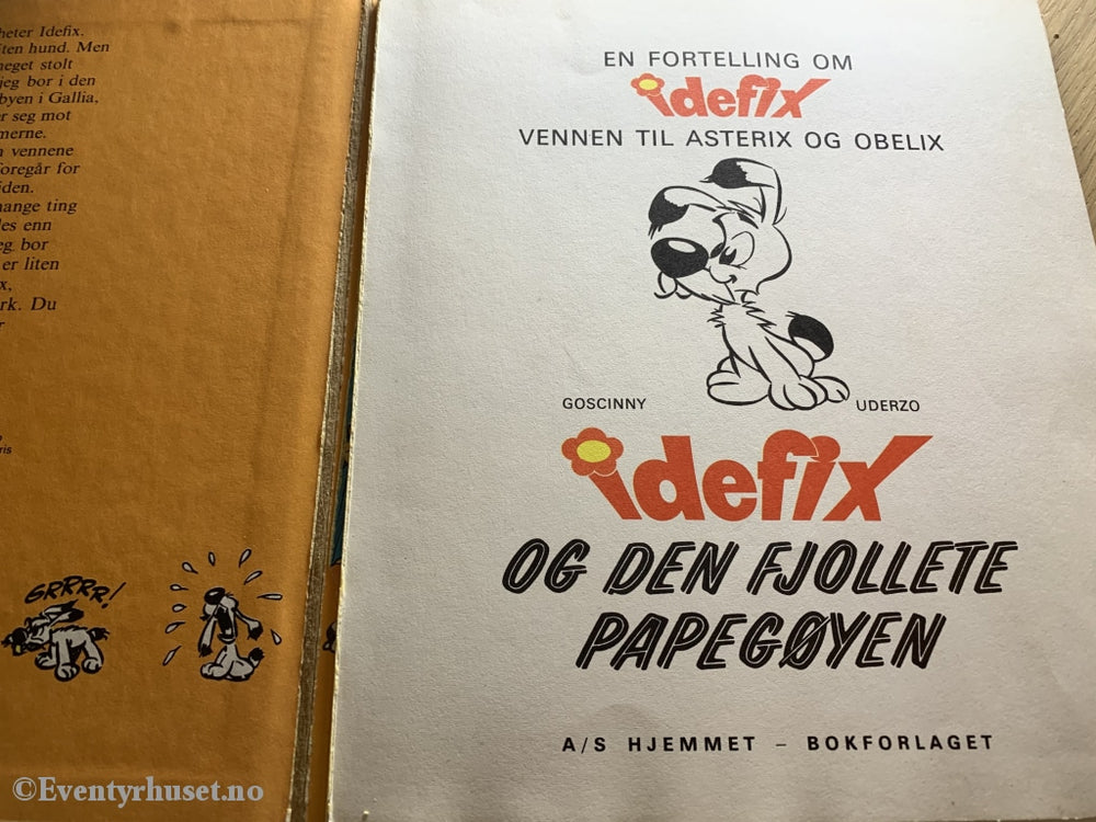 Idefix Og Den Fjollete Papegøyen. 1975. Fortelling