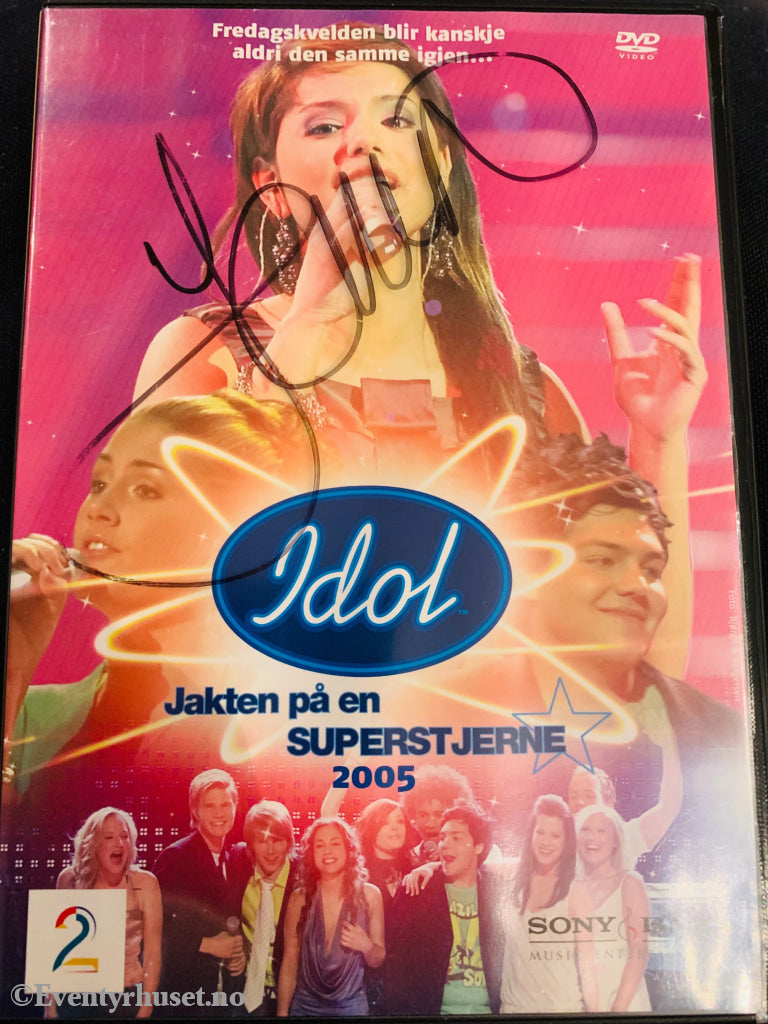 Idol - Jakten På En Superstjerne 2005 (Tv2). Dvd. Signert Av Vinneren Jorunn Stiansen! Dvd