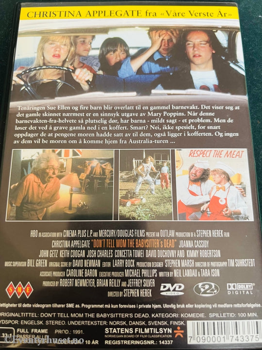 Ikke Fortell At Barnevakten Er Død. 1991. Dvd. Dvd