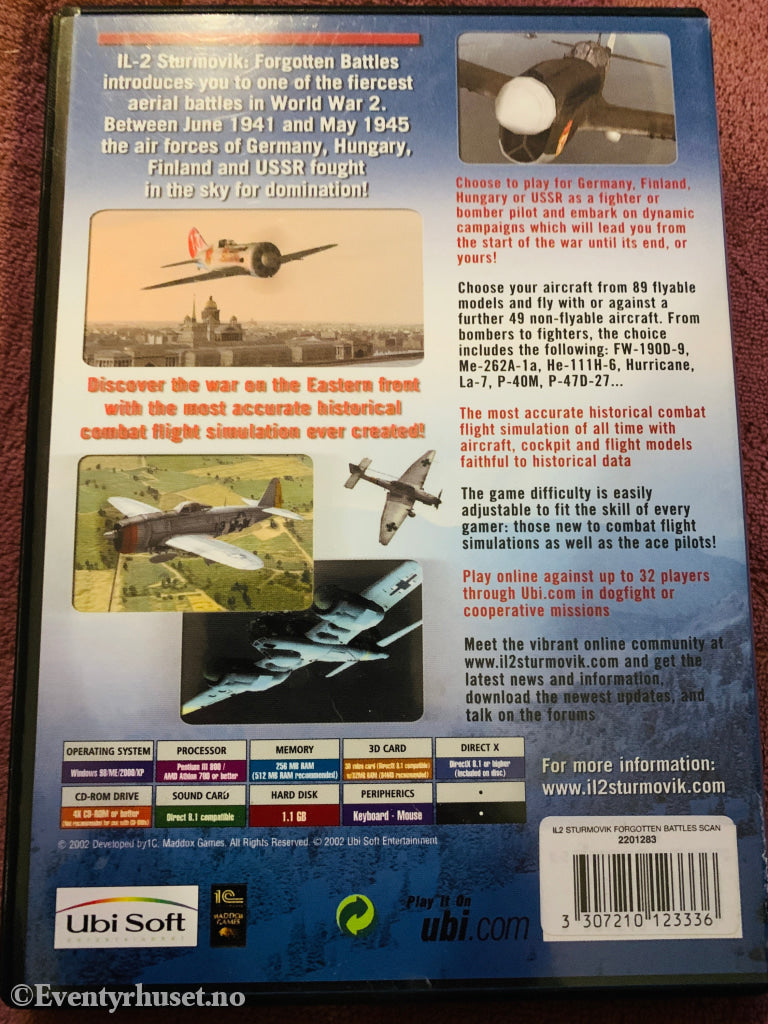 IL-2 Sturmovik: Forgotten Battles. PC.