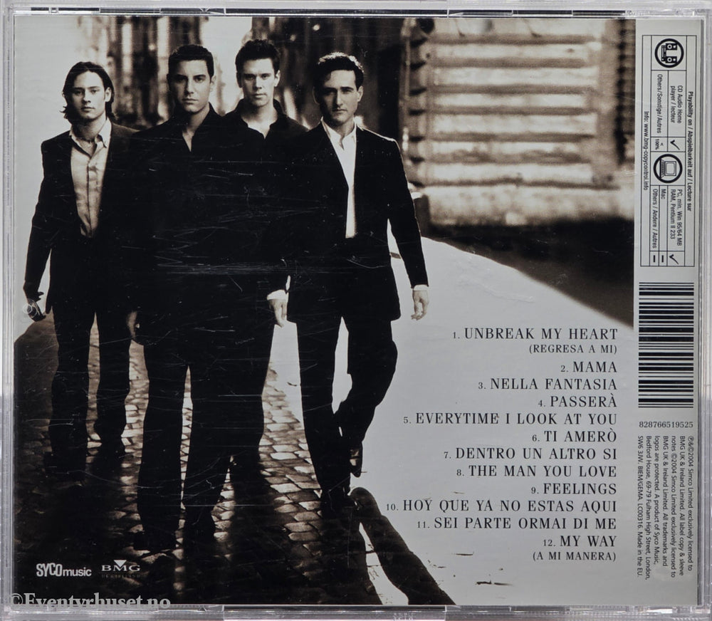 Il Divo. Il Divo. 2004 . Musikk-CD.