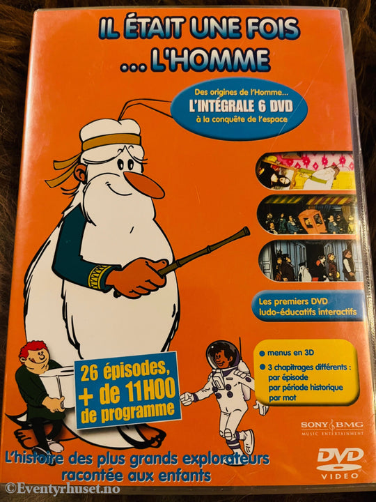 Il Etait Une Fois L’homme (Det Var En Gang Et Menneske). Dvd Samleboks. Original Fransk Utgave!