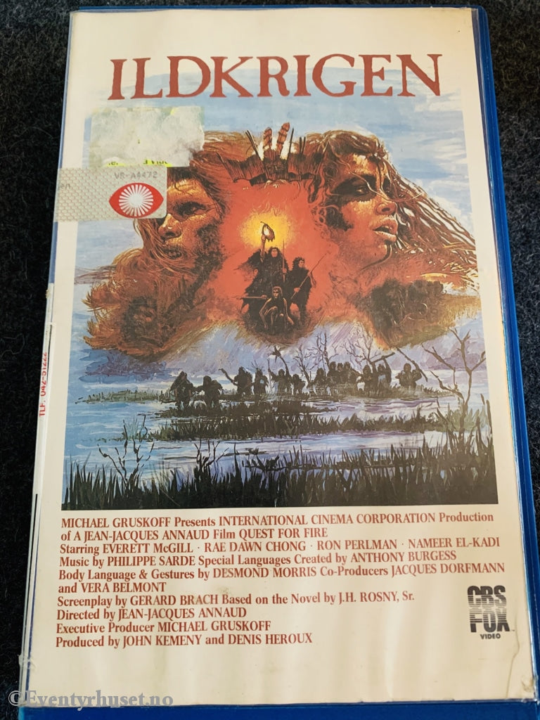 Ildkrigen. 1981. Vhs Big Box. Fortelling